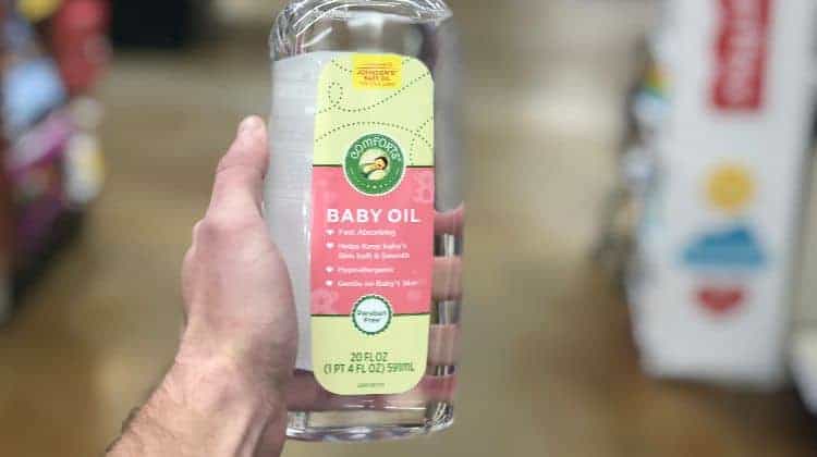 survival uses of baby oil