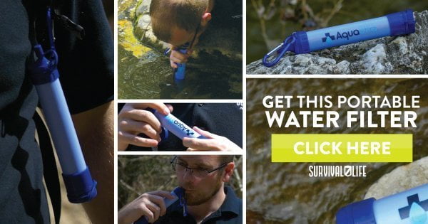 free survival water purifying straw